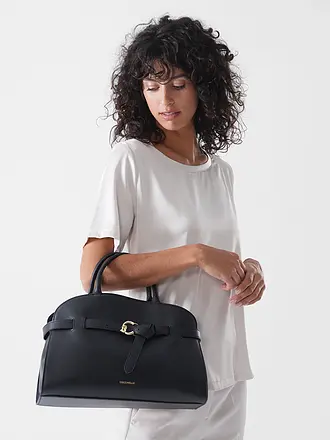COCCINELLE | Ledertasche - Henkeltasche COCCINELLESABINE | schwarz